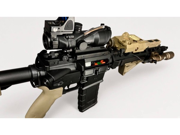 DCA / WELL PRO British L119A2 Style MWS GBB Rifle (Black) 