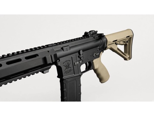 DCA / WELL PRO British L119A2 Style MWS GBB Rifle (Black) 