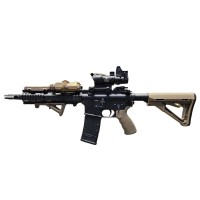 DCA / WELL PRO British L119A2 Style MWS GBB Rifle (Black) 