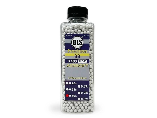 BLS Premium Precision 0.30g BBs Bottle (3,400rnds)