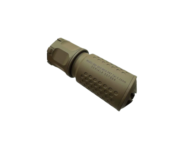 DCA KAC™ Licensed QDC/MCQ-PRT Dummy Suppressor (Cerakote FDE) DCA KAC™ Licensed QDC/MCQ-PRT Dummy Suppressor (Cerakote FDE)