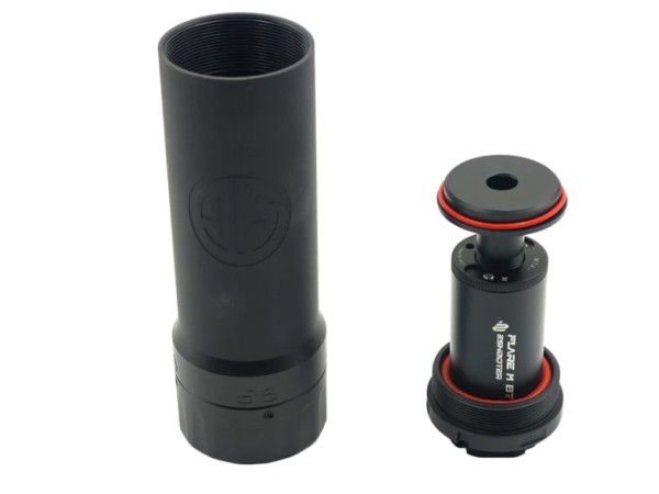 Toxicant LT CAG Style Suppressor with Flash Hider and Tracer Unit (14mm CCW)
