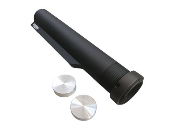 AngryGun G-Style Mil-Spec CNC 6 Position Buffer Tube GBB Version WE, VFC, GHK (Black)