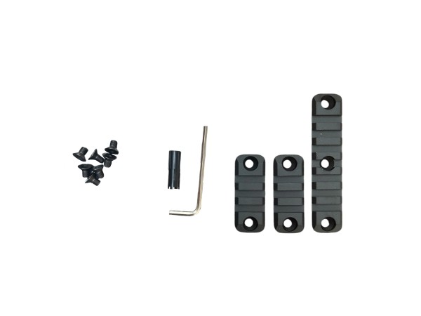 Tokyo Marui SMR 20mm Rail Sections (Black) - No Packaging