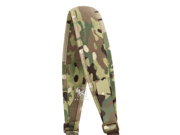 KRYDEX Cordura Modular One Point Rifle Sling (Coyote Brown, Ranger Green, Black, Multi-Cam)