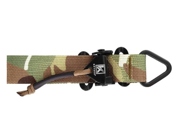 KRYDEX Cordura Modular One Point Rifle Sling (Coyote Brown, Ranger Green, Black, Multi-Cam)