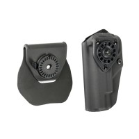 BLUETAC Quick Attachment Kydex Holster for G17 (Black) 