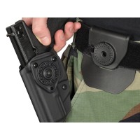 BLUETAC Quick Attachment Kydex Holster for G17 (Black) 