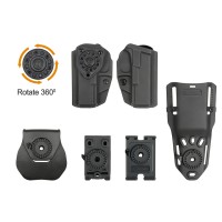 BLUETAC Quick Attachment Kydex Holster for G17 (Black) 
