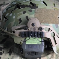FMA Wendy EXFIL Helmet Rail Headphone Adapter 360 Rotation Helmet Rail Suspension Bracket Pair (DE)  FMA Wendy EXFIL Helmet Rail Headphone Adapter 360 Rotation Helmet Rail Suspension Bracket Pair (DE)