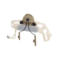 FMA Wendy EXFIL Helmet Rail Headphone Adapter 360 Rotation Helmet Rail Suspension Bracket Pair (DE)  FMA Wendy EXFIL Helmet Rail Headphone Adapter 360 Rotation Helmet Rail Suspension Bracket Pair (DE)