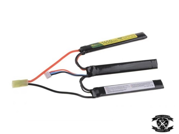 Electro River 1450mah 11.1v 30c LiPo Battery (3 Way Split)  Electro River 1450mah 11.1v 30c LiPo Battery (3 Way Split)