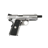 WE Knight Hawk 1911 Full Metal Gas Blowback Pistol WE-71029 (Silver) 