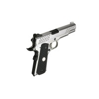 WE Knight Hawk 1911 Full Metal Gas Blowback Pistol WE-71029 (Silver) 