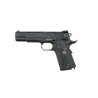 WE 1911 MEU Full Metal Gas Blowback Pistol (Black) 