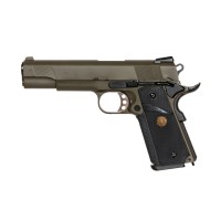 WE M1911 MEU Full Metal Gas Blowback Pistol WE-71026 (OD) 