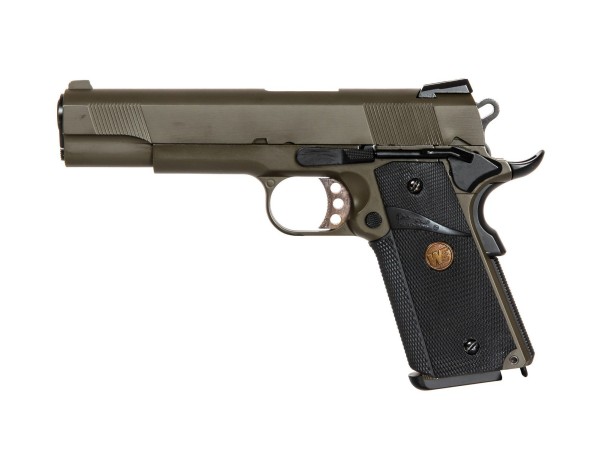 WE M1911 MEU Full Metal Gas Blowback Pistol WE-71026 (OD) 