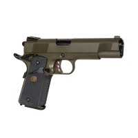 WE M1911 MEU Full Metal Gas Blowback Pistol WE-71026 (OD) 