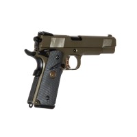 WE M1911 MEU Full Metal Gas Blowback Pistol WE-71026 (OD) 