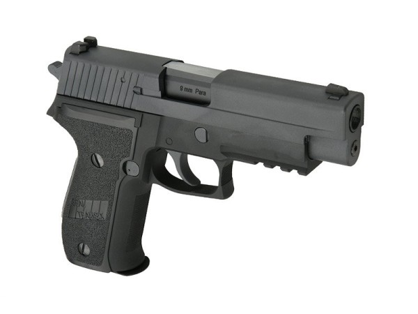 WE P226 MK25 Gas Blowback Pistol (Black)