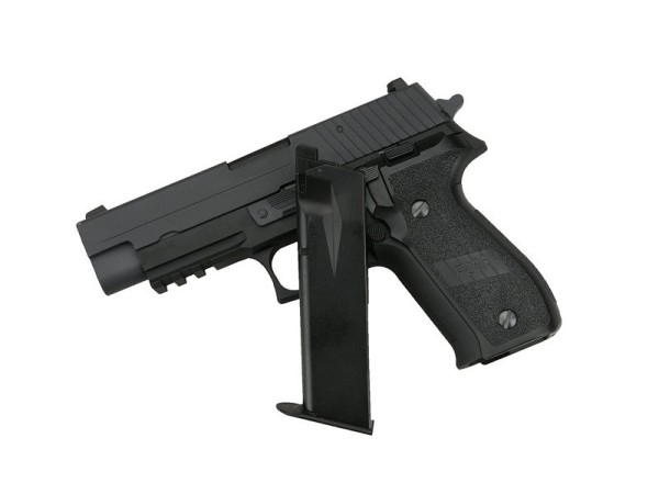 WE P226 MK25 Gas Blowback Pistol (Black)