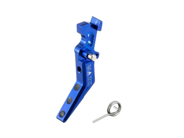MAXX Model - CNC Aluminium Advanced Trigger (Style A) Blue / Black / Red / Titanium 