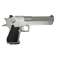 Cybergun Licensed Magnum Research Inc. Desert Eagle 50AE Gas Blowback Pistol (Silver)