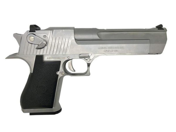 Cybergun Licensed Magnum Research Inc. Desert Eagle 50AE Gas Blowback Pistol (Silver)