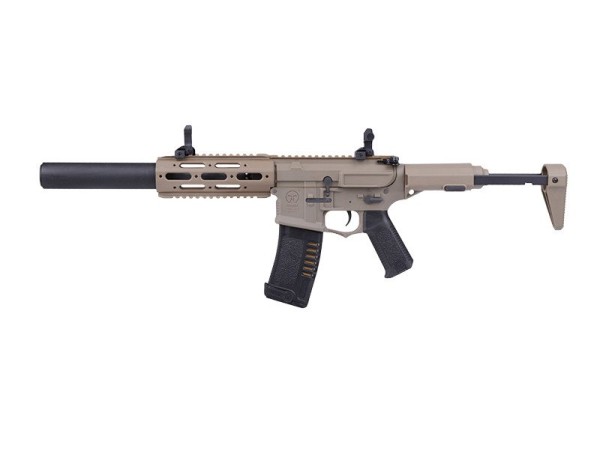 Ares Amoeba Honey Badger Short with Silencer AM-014 (Dark Earth)