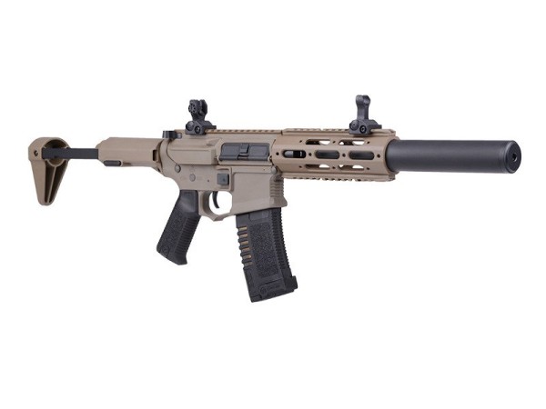 Ares Amoeba Honey Badger Short with Silencer AM-014 (Dark Earth)