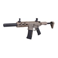 Ares Amoeba Honey Badger Short with Silencer AM-014 (Dark Earth)