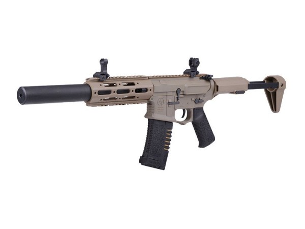 Ares Amoeba Honey Badger Short with Silencer AM-014 (Dark Earth)