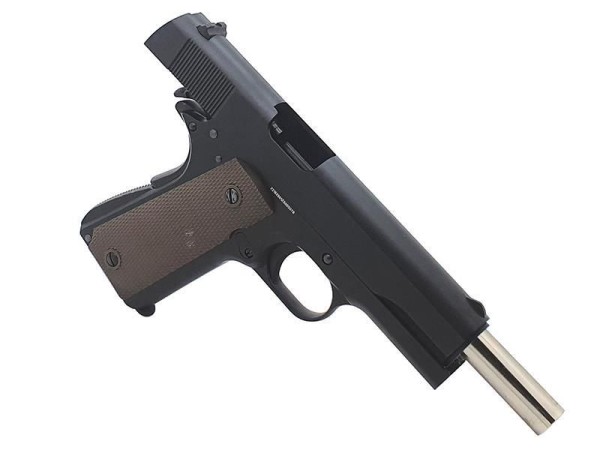 Golden Eagle 1911A1 Full Metal Gas Blowback Pistol 3305 (Black)