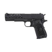 WE 1911 Hex Cut GBB Pistol (Black)