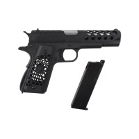 WE 1911 Hex Cut GBB Pistol (Black)