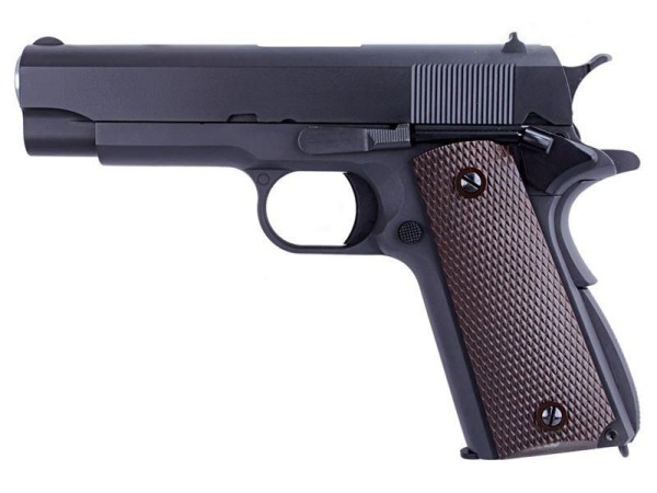 WE - 1911 "Commander" 1943 Full Metal Gas Blowback Pistol (Grey)