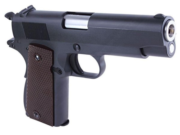 WE - 1911 "Commander" 1943 Full Metal Gas Blowback Pistol (Grey)