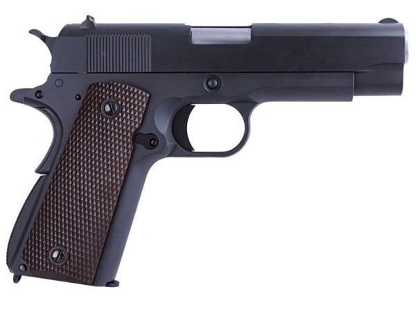 WE - 1911 "Commander" 1943 Full Metal Gas Blowback Pistol (Grey)