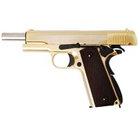 WE 1911A Titanium Gold Gas Blowback Pistol (Gold)