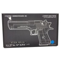 Cybergun Licensed Magnum Research Inc. Desert Eagle 50AE Gas Blowback Pistol (Silver)