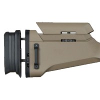 Ares Amoeba Striker Sniper Rifle Tac. Adv. Butt Pad plus Cheek Pad (Tan - AS-PAD001-DE)