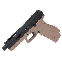 Secutor - Gladius Magna VI - 17 Series Co2 Blowback Pistol (Black and Tan)