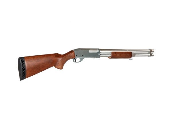 S&T ST870 STD Spring Shotgun Full Metal, Limited Edition (Silver)