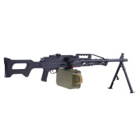 LCT PKP Machine Gun AEG (Black) 