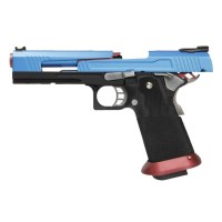 Armorer Works Custom Hi-Capa GBB Pistol AW-HX1005 (Blue & Black) 