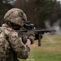 Ares 4x OS4 Replica Lightweight Day Sight LDS Complete Set (Black) 