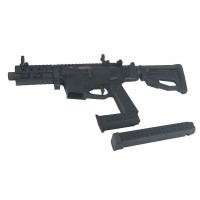 Ares M45X-S with EFCS Gearbox (Black - AR-083E - Comes with extra Mid-Cap and Low Cap Magazine)