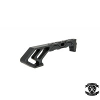 M-ETAL Aluminum M-LOK Angled Vertical Grip (Black) 