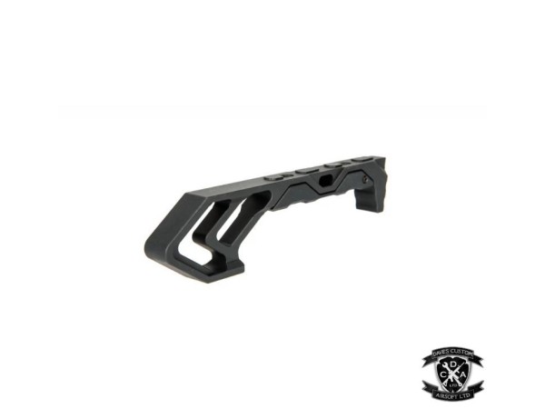 M-ETAL Aluminum M-LOK Angled Vertical Grip (Black) 