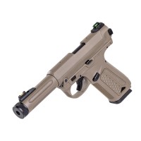 Action Army Ruger MKII AAP01 Gas Blowback Pistol (Tan)